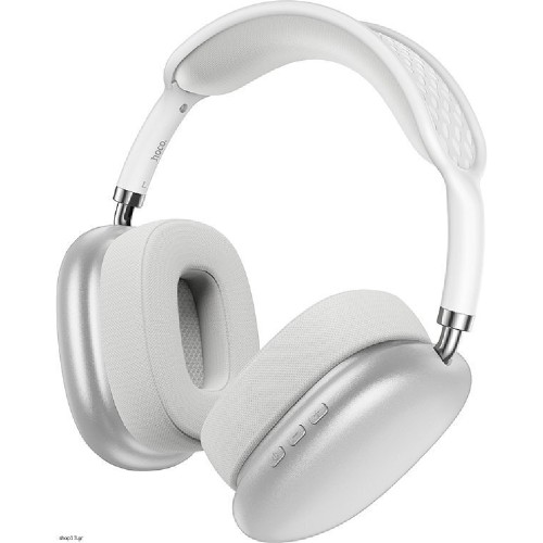 HEADPHONES BLUETOOTH  ESD15 MAX ΜΕ ΜΙΚΡΟΦΩΝΟ SILVER ΜΕ MICRO SD